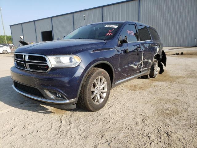 1C4RDJAG2HC709603 - 2017 DODGE DURANGO SXT BLUE photo 1