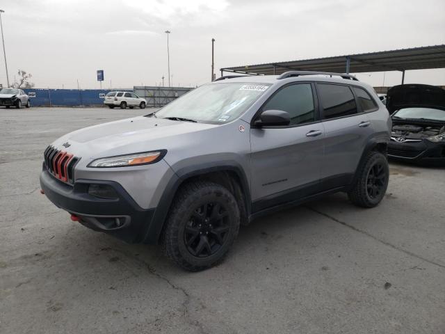 1C4PJMBS7FW759266 - 2015 JEEP CHEROKEE TRAILHAWK ნაცრისფერი ფოტო 1
