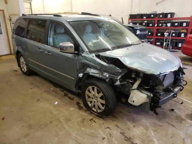 2A4RR8DX8AR481233 - 2010 CHRYSLER TOWN & COU TOURING PLUS BLUE photo 4