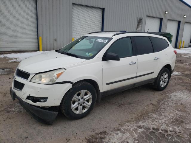 1GNKVFED5BJ197972 - 2011 CHEVROLET TRAVERSE LS WHITE photo 1