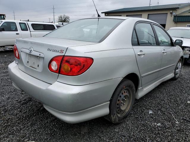 1NXBR32E23Z168448 - 2003 TOYOTA COROLLA CE SILVER photo 3