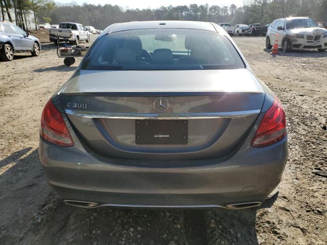 55SWF4JB1JU246072 - 2018 MERCEDES-BENZ C 300 GRAY photo 6