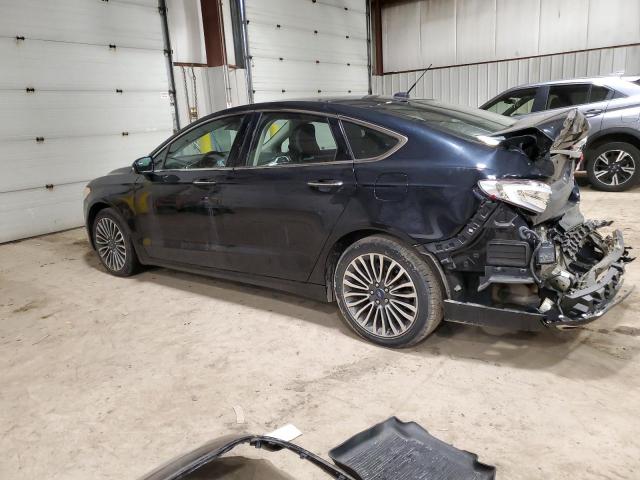 3FA6P0H97HR136877 - 2017 FORD FUSION SE BLACK photo 2