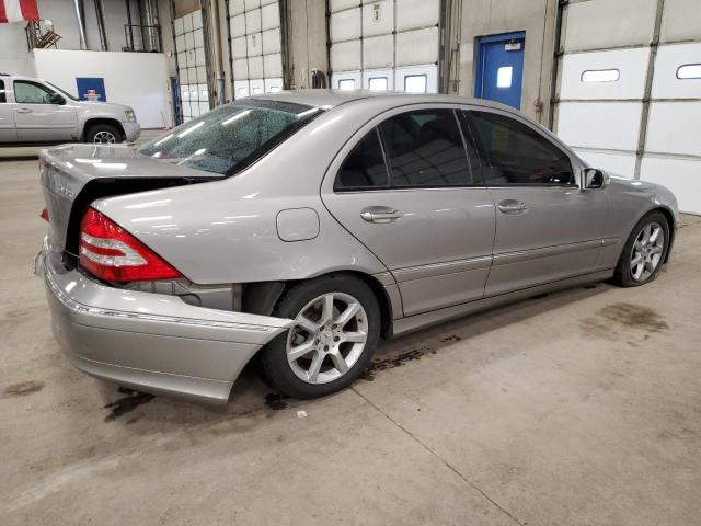 WDBRF92H67F921853 - 2007 MERCEDES-BENZ C 280 4MATIC GRAY photo 3