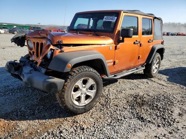 1J4BA3H1XBL541363 - 2011 JEEP WRANGLER U SPORT ORANGE photo 1