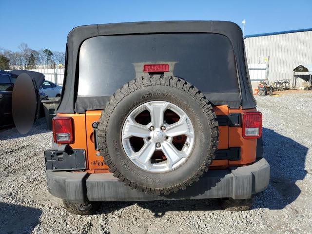 1J4BA3H1XBL541363 - 2011 JEEP WRANGLER U SPORT ORANGE photo 6