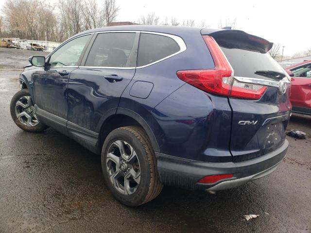 2HKRW2H58JH700208 - 2018 HONDA CR-V EX BLUE photo 2