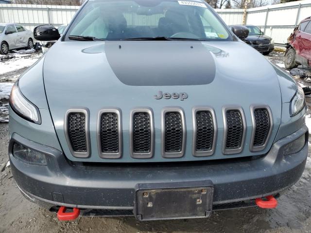 1C4PJMBS1EW180384 - 2014 JEEP CHEROKEE TRAILHAWK 灰色 照片 11