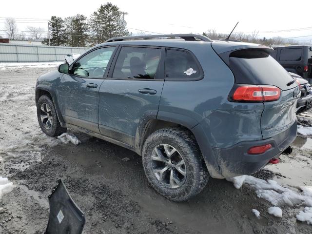 1C4PJMBS1EW180384 - 2014 JEEP CHEROKEE TRAILHAWK 灰色 照片 2