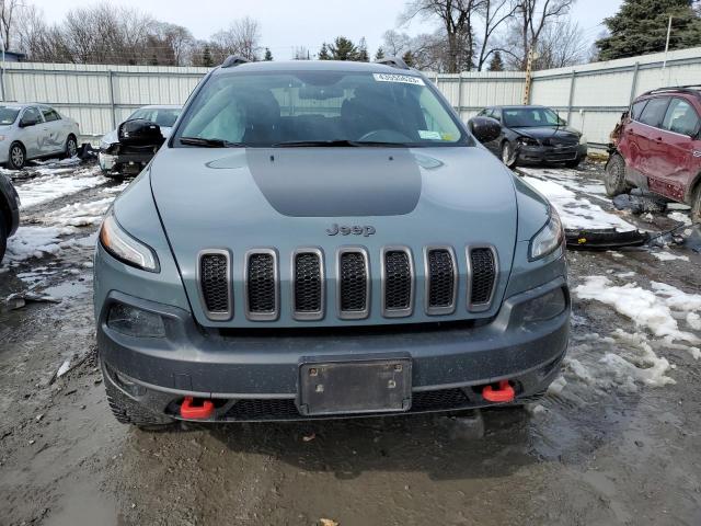 1C4PJMBS1EW180384 - 2014 JEEP CHEROKEE TRAILHAWK 灰色 照片 5