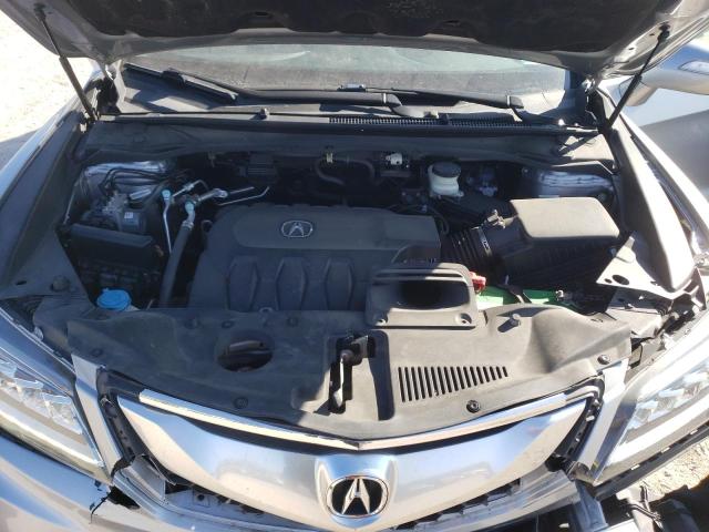 5J8TB4H37HL005740 - 2017 ACURA RDX SILVER photo 12