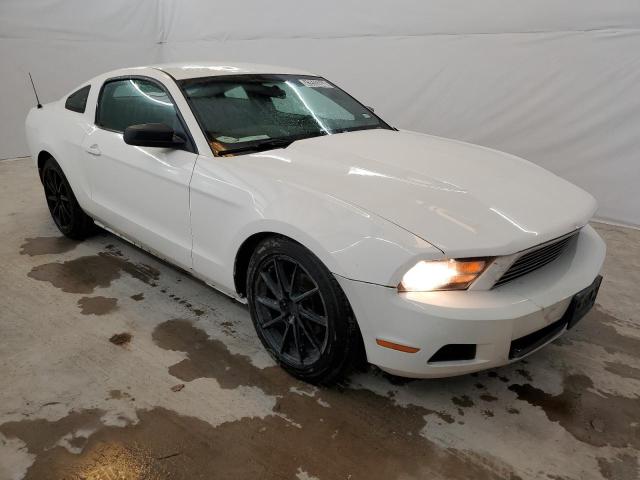 1ZVBP8AN9A5105487 - 2010 FORD MUSTANG WHITE photo 4