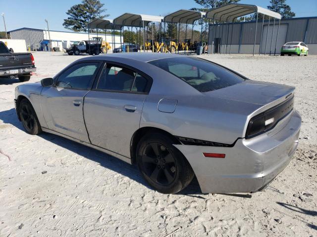 2C3CDXBG5DH563121 - 2013 DODGE CHARGER SE SILVER photo 2