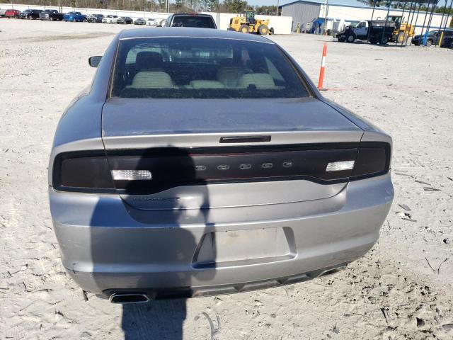 2C3CDXBG5DH563121 - 2013 DODGE CHARGER SE SILVER photo 6