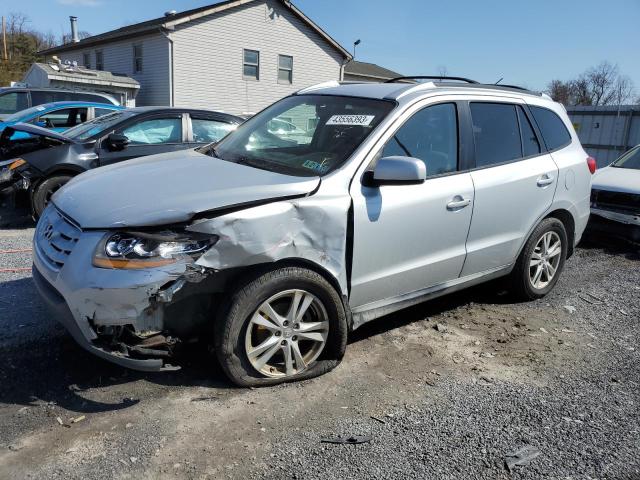 5NMSH4AG7AH360596 - 2010 HYUNDAI SANTA FE SE SILVER photo 1