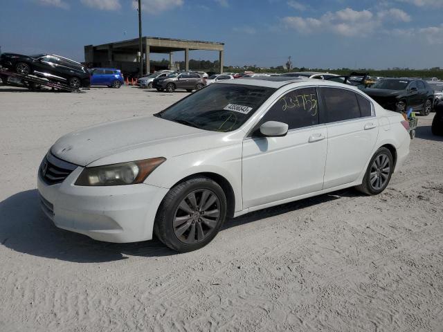 1HGCP2F81BA007538 - 2011 HONDA ACCORD EXL WHITE photo 1