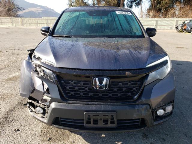 5FNYF8H52KB024840 - 2019 HONDA PASSPORT EXL GRAY photo 5