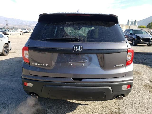 5FNYF8H52KB024840 - 2019 HONDA PASSPORT EXL GRAY photo 6