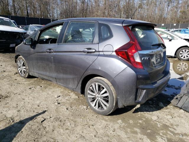 JHMGK5H72GX039843 - 2016 HONDA FIT EX GRAY photo 2