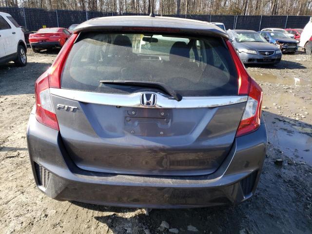 JHMGK5H72GX039843 - 2016 HONDA FIT EX GRAY photo 6