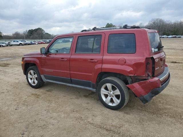 1J4NF4GB2BD127499 - 2011 JEEP PATRIOT LATITUDE RED photo 2