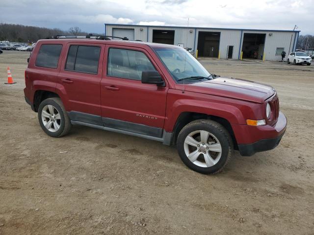 1J4NF4GB2BD127499 - 2011 JEEP PATRIOT LATITUDE RED photo 4