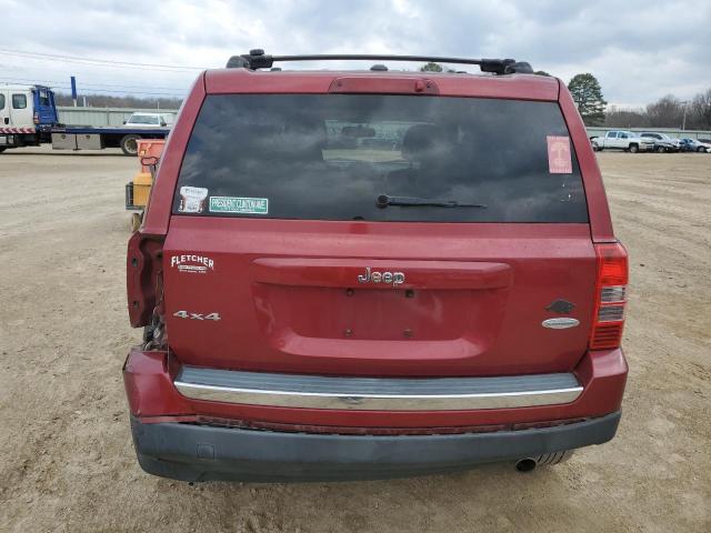 1J4NF4GB2BD127499 - 2011 JEEP PATRIOT LATITUDE RED photo 6