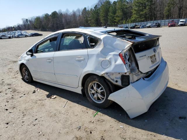 JTDKN3DU4B5316855 - 2011 TOYOTA PRIUS WHITE photo 2