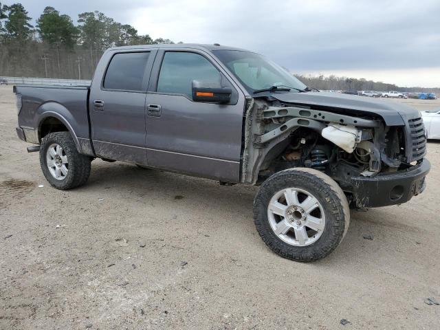 1FTFW1CF5CKD04657 - 2012 FORD F150 SUPERCREW GRAY photo 4