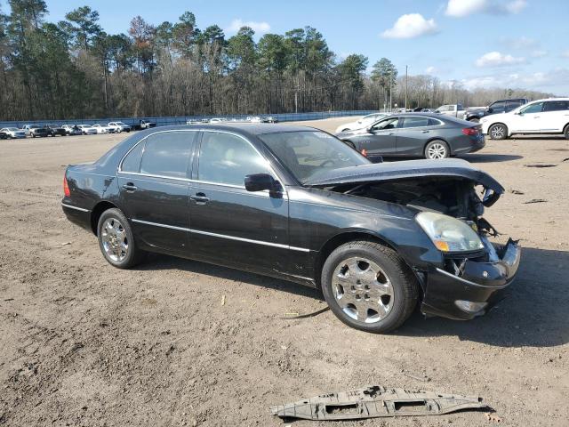 JTHBN30F130093226 - 2003 LEXUS LS 430 BLACK photo 4