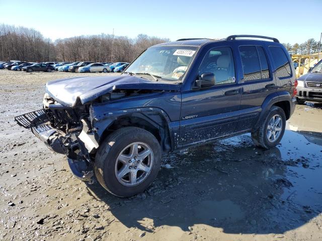 1J4GL58K64W141435 - 2004 JEEP LIBERTY LIMITED BLUE photo 1