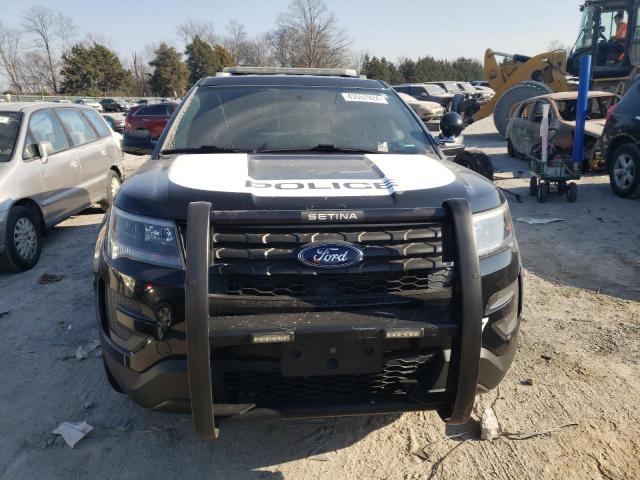 1FM5K8AR4JGC43777 - 2018 FORD EXPLORER POLICE INTERCEPTOR შავი ფოტო 5