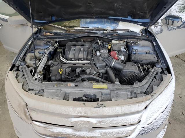 3FAHP0JG5AR383466 - 2010 FORD FUSION SEL BLUE photo 11