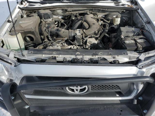 5TFJU4GN3DX041348 - 2013 TOYOTA TACOMA DOUBLE CAB PRERUNNER SILVER photo 11