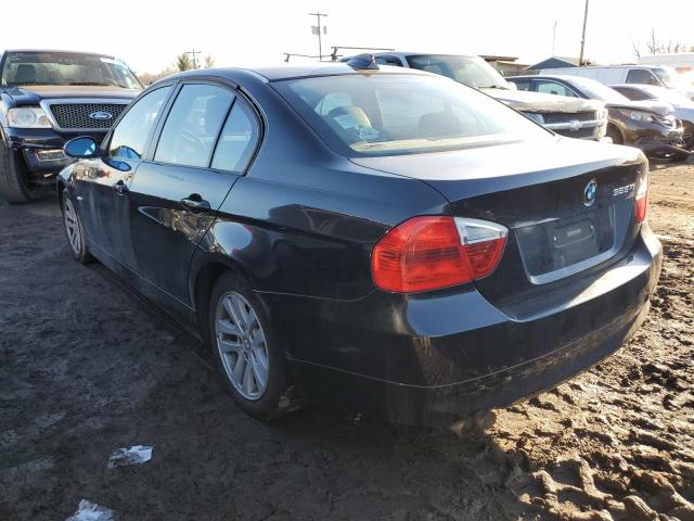 WBAVC93517KX55923 - 2007 BMW 3 SERIES XI BLACK photo 2