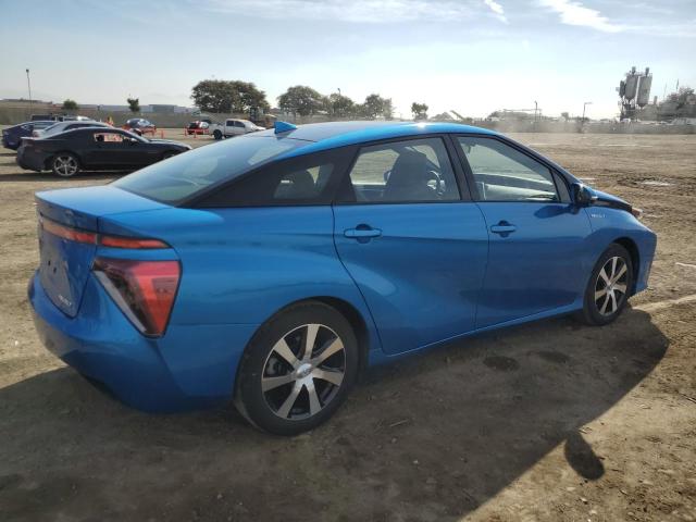 JTDBVRBD0JA004432 - 2018 TOYOTA MIRAI BLUE photo 3