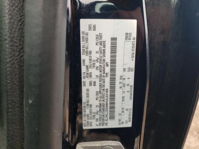 5LMCJ3D99HUL03165 - 2017 LINCOLN MKC RESERVE BLACK photo 13