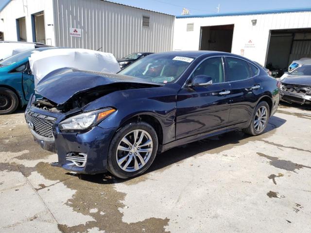 JN1BY1AR9FM560365 - 2015 INFINITI Q70 3.7 BLUE photo 1