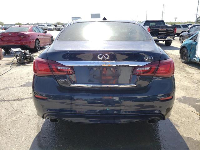 JN1BY1AR9FM560365 - 2015 INFINITI Q70 3.7 BLUE photo 6