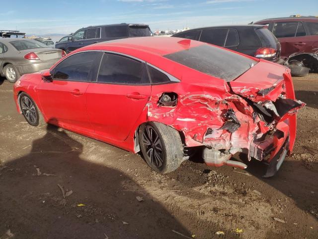 JHMFC1F71JX006392 - 2018 HONDA CIVIC EXL წითელი ფოტო 2