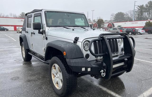 1J4HA3H16BL500982 - 2011 JEEP WRANGLER U SPORT SILVER photo 1