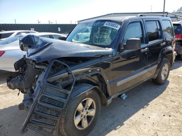 1C4PJLAK2CW116590 - 2012 JEEP LIBERTY SPORT BLACK photo 1