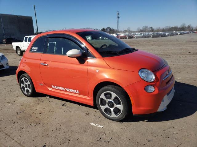 3C3CFFGE8GT125703 - 2016 FIAT 500 ELECTRIC ORANGE photo 4