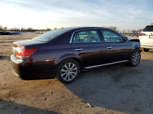 4T1BK3DB5BU427505 - 2011 TOYOTA AVALON BASE MAROON photo 3