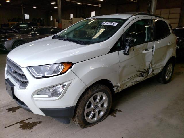 MAJ6S3GL0KC299244 - 2019 FORD ECOSPORT SE WHITE photo 1