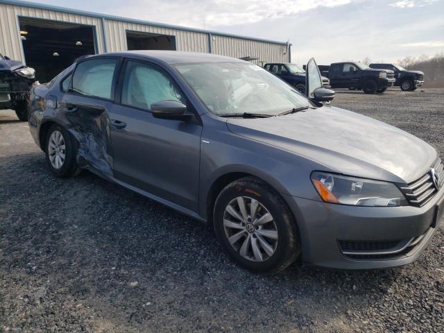 1VWAP7A30DC136261 - 2013 VOLKSWAGEN PASSAT S GRAY photo 4