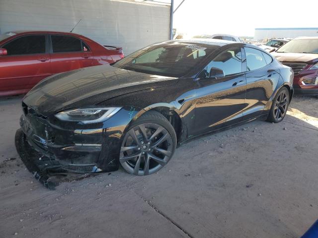5YJSA1E51NF464763 - 2022 TESLA MODEL S 黑色 照片 1