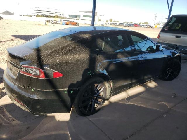 5YJSA1E51NF464763 - 2022 TESLA MODEL S 黑色 照片 3