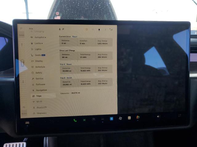 5YJSA1E51NF464763 - 2022 TESLA MODEL S 黑色 照片 9