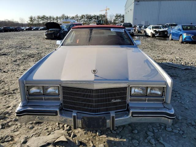 1G6EL5783FE649408 - 1985 CADILLAC ELDORADO SILVER photo 5